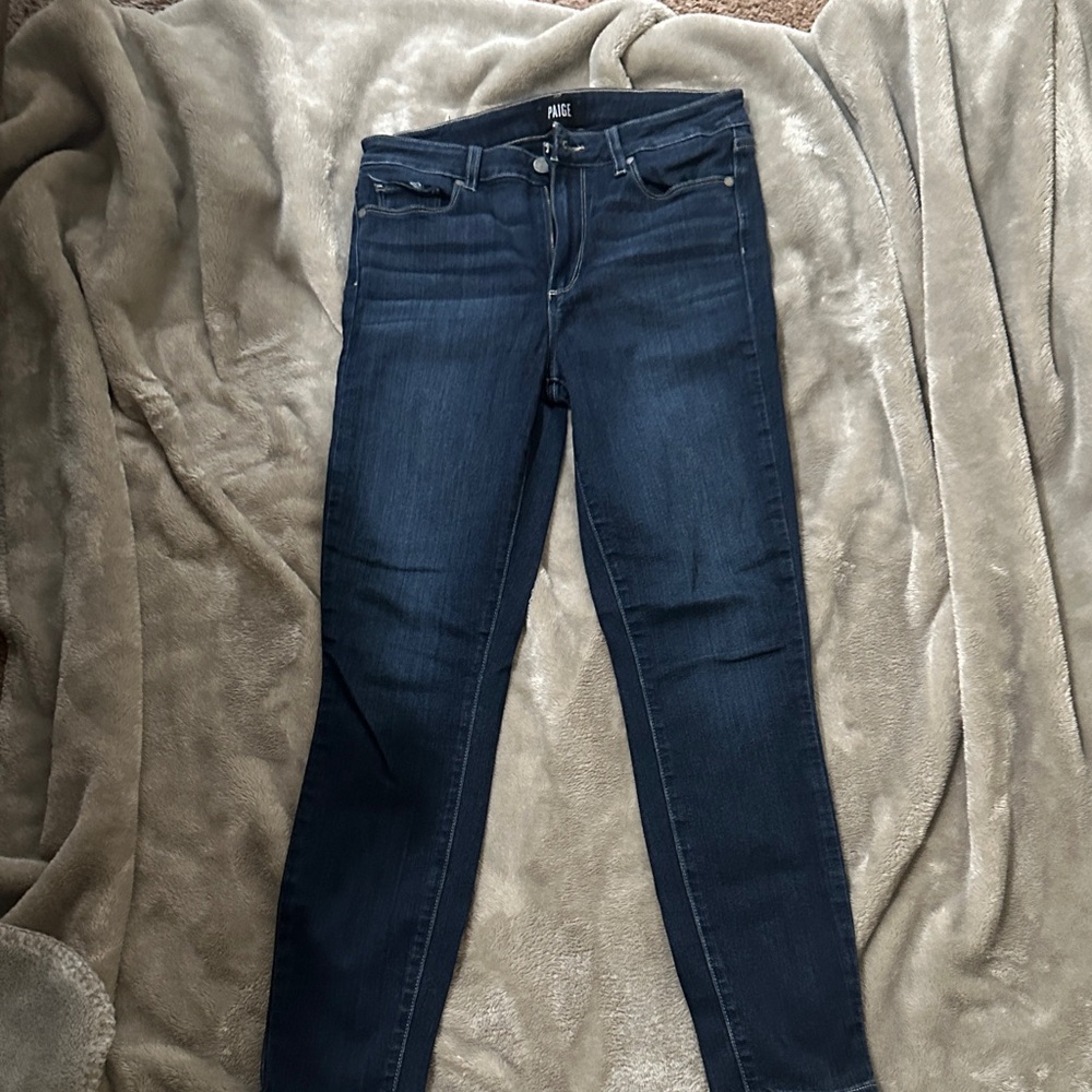PAIGE Women's Deep Indigo Skinny Jeans